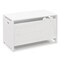 White MDF Toy Box for Kids with Safety Features and Rounded Edges Ample Storage and Portable Handles